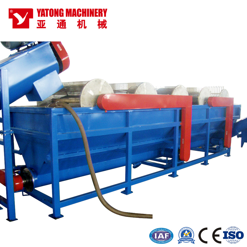 Ligne de lavage en plastique PP PE Yatong 300-1000kg/h machine de recyclage