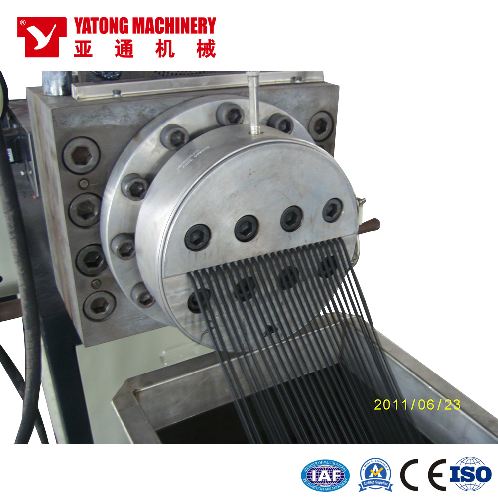 Machine de granulation de granulation de machine de recyclage en plastique d'étape unique de série de Yatong Sj pour l'animal familier de PVC de PE de pp